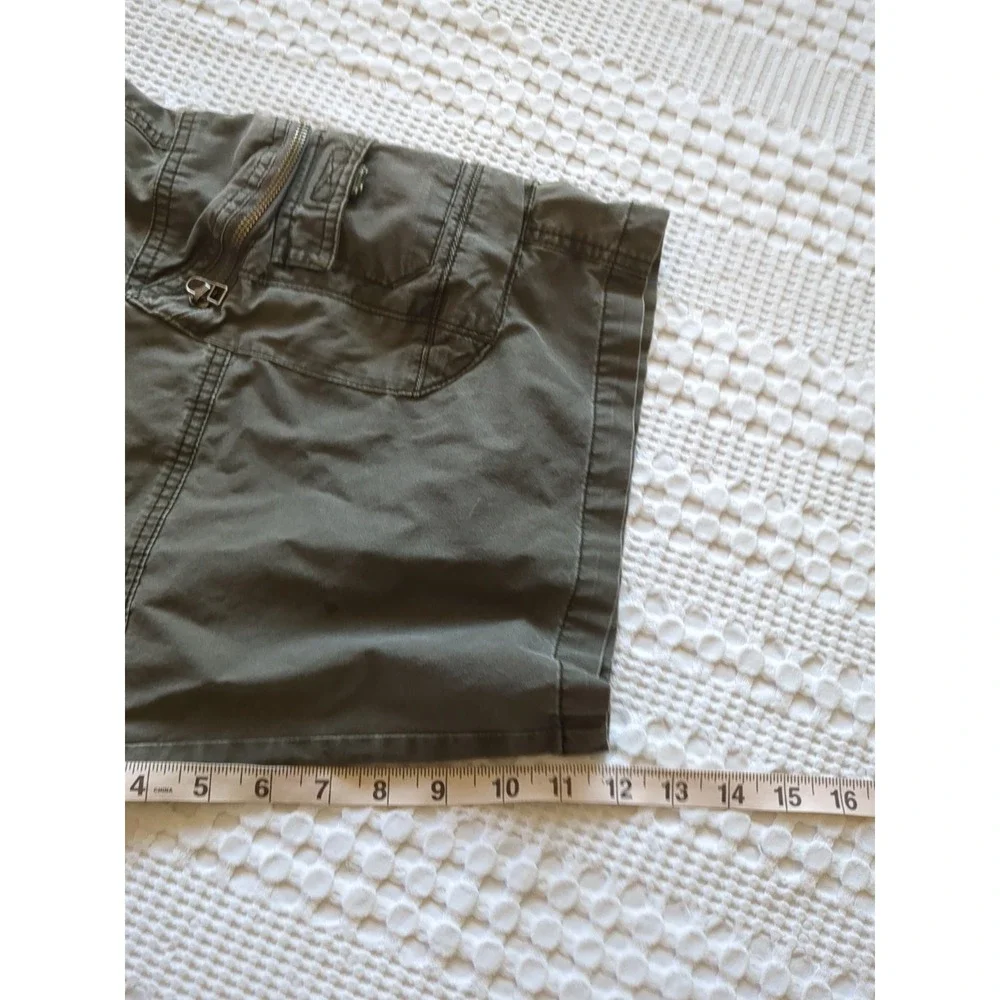 Kuhl Ambush Cargo Shorts‎ Vintage Patina Dye Sz 36 Green 12